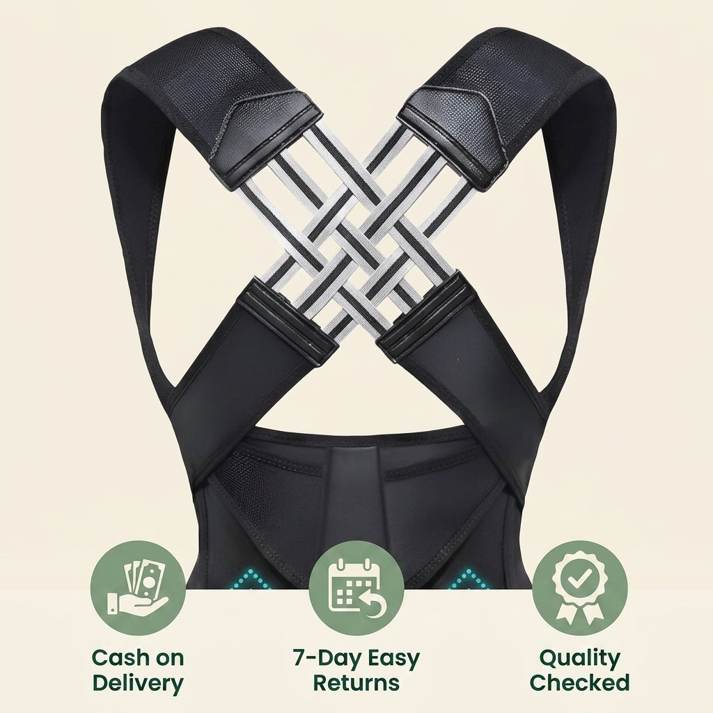 Vaayra Posture Corrector — Shoulder & Upper Back Support Belt