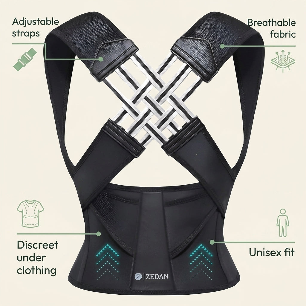 Vaayra Posture Corrector — Shoulder & Upper Back Support Belt