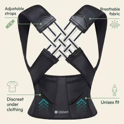Vaayra Posture Corrector — Shoulder & Upper Back Support Belt